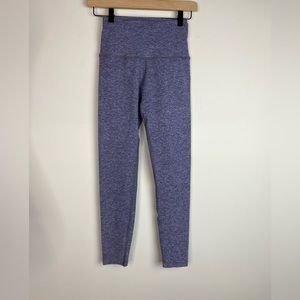 Beyond Yoga Periwinkle Spacedye Leggings S 7/8 Length High rise